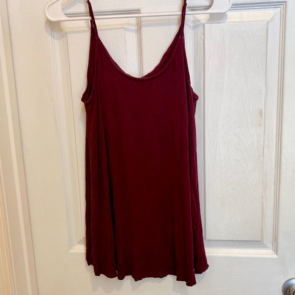 Soft & Sexy Maroon Soft Tank Top Size S AE - Picture 2 of 4
